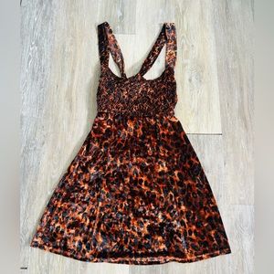 Free people velvet mini dress